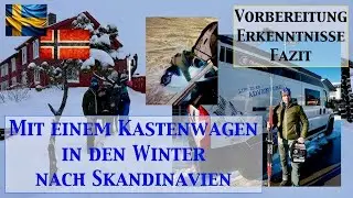 Mit einem Standard #Kastenwagen im Winter nach #Skandinavien