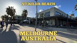 Exploring Melbourne Australia: City Walking Tour Along St Kilda Beach