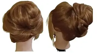 Fashionable Hairstyles for Girls ।। High-Fashion Buns: Creating Advanced Updos at Home।। 