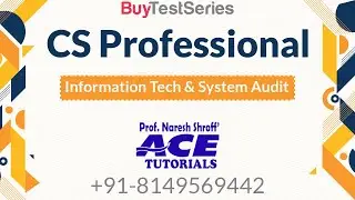 CS Professional Information Tech  & System Audit Video Lecture CA Nirav shah