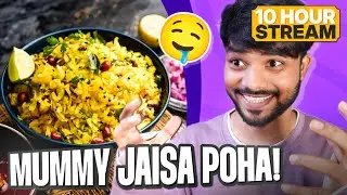 Cooking POHA with Mr GOAT | Chai with Senpai 10 Hours Stream