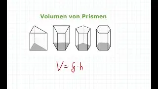 Prismen - Volumen vom Prisma berechnen | Mathe einfach erkl&auml;rt