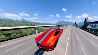 Instant 600 MPH Acceleration: Which BeamNG Car Survives! 🔥 - BeamNG Drive #09