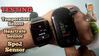 Defy Space Fit Smartwatch Testing | Temperature Sensor Testing | Heartrate, Spo2, Step Tracking Test