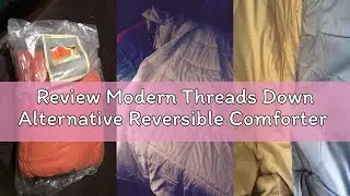 Review Modern Threads Down Alternative Reversible Comforter Taupe/Champagne Twin