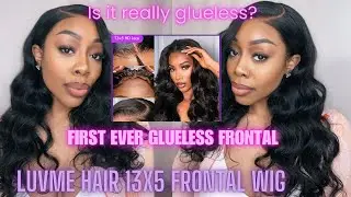 Первая в истории установка парика LUVME HAIR 13x5 БЕЗ КЛЕЯ? Честный отзыв #luvmehair #wiginstall ...