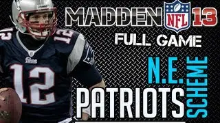 Madden 13 : Full Game : New England Patriots Playbook Scheme