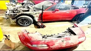 Mazda Eunos Miata Roadster MX5 from NA to NB restoration project №1