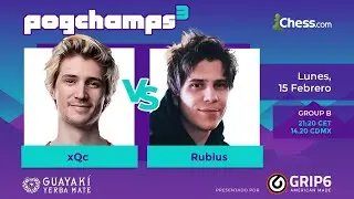 @xQcOW  vs. @elrubiusOMG  | #Pogchamps3 | @GMMartinezAlcantara, MF Orantes & @Reydama