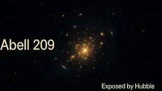 Abell 209 exposed by Hubble: a massive cluster hidden in the vast cosmic web