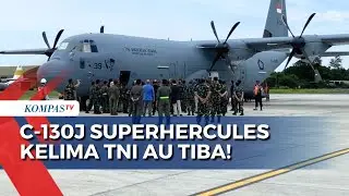 TNI AU Sambut Pesawat Angkut C-130J Superhercules di LANUD Halim!