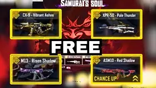 *NEW* FREE 4 LEGENDARY IN SAMURAI'S SOUL DRAW CODM!!