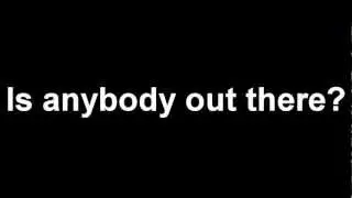 K'Naan(Feat. Nelly Furtado) - Is Anyone Out There? Lyrics