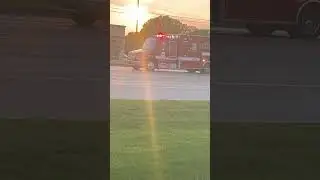 schererville fire department ambulance 2 responding