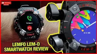 Lemfo Lemd Smartwatch with Stereo BT 5.0 Earbuds!