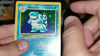 Pokemon BCBM: Rare No Stage Error Blastoise Base Set Holo Mail Day Pickup!