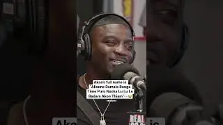 Akon Explains How He Got Full Name 'Aliaune Damala Bouga Time Puru Nacka Lu Lu Lu Badara Akon Thiam'