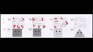 Reasoning Olympiad Grade 2 Odd One Out Level 1 Q.9,10 Maths and logic puzzles 