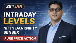 28th Jan Intraday Levels | Nifty BankNifty Sensex | Pure Price Action