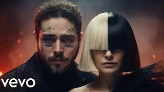 Post Malone ft Sia - We Fell Apart in Slow Motion(lyrics video)