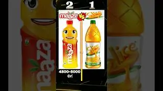 Mazza Vs Slice || Who is best || #shorts || @CrazyXYZ @MRINDIANHACKER