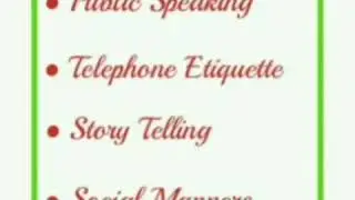 Child's Personality Development | Public Speaking | Greetings | Fluency