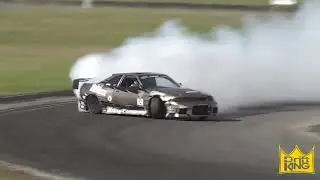 This Nissan SKYLINE is a SMOKE MONSTER! 💨 (Loud RB Engine Sound)