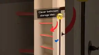 Clever bathroom storage idea&hellip;🤓