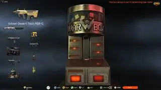 Warface Golden Tactical Axe and Desert Tech MDR-C Box Opening (New Year's Edition)