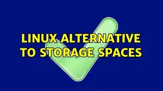 Linux alternative to Storage Spaces