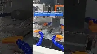Customized CNC drilling and tapping machine.#tapping #machine #drilling #automation #automatic