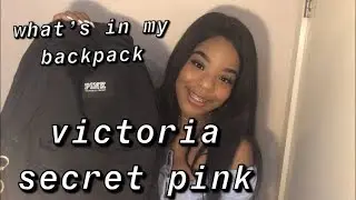 WHATS IN MY BACKPACK VS PINK// JUSTDANIELLE