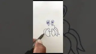 How to Draw hermit crab 🦀 || cute cartoon hermit Crab drawing|| crabs Dra | #drawing#art#draw