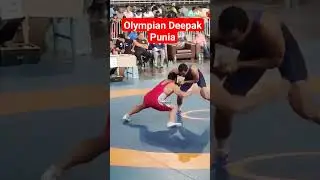 Deepak punia tuff bout #wrestling #wrestlersprotest #kushti #asiangames #wreslingtechnique