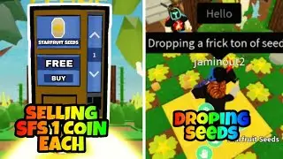 I SOLD 8K STARFRUIT SEEDS FOR 1 COIN EACH (ROBLOX ISLAND)SKYBLOCK