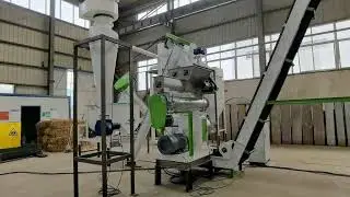 Straw Pellet Production Line | Complete Biomass Pelletizing Process from Raw Material to Pellets