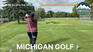 My #1 golfing hack revealed! Michigan Golf  | Full Time RV Life