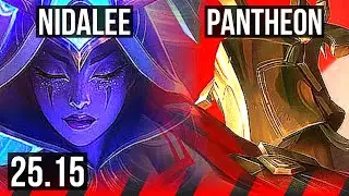 NIDALEE vs PANTHEON (TOP) | 7/2/8 | KR Master | 25.15
