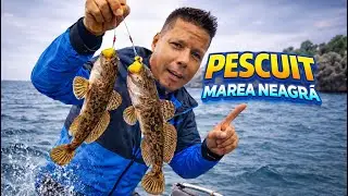 Pescuit iarna pe Marea Neagră din velier + delfini