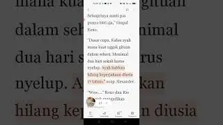 Bab 261 Berpisah di Bandara sampai Bab  265 Putus. JDMP S3
