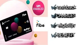Fibe Axis Bank credit card | India first numberless credit card | lifetime free credit card
