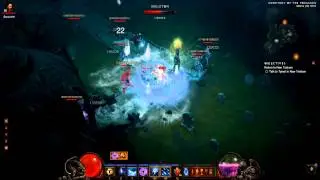 Diablo 3 - cold - sleet storm Wizard - Monster Power 10 - Act 1 run