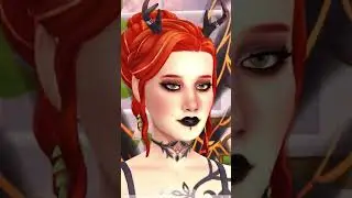 Turning my sim self into a fairy! #sims4 #customcontent #thesims4 #sims4fairy #shorts