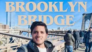 New York Vlog | Brooklyn Bridge | Manhattan | NY City Tour with Indian Student