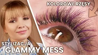 Glammy mess - przedłużanie rzęs metodą objętościową! Które kolorowe rzęsy wybrać? | Posh Lashes