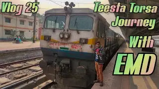 Journey In Teesta Torsa Express | Sealdah To Katwa Train Journey | Vlog 25 | Train Lovers Jyoti