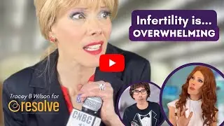 #InfertilityIs...Overwhelming | National Infertility Awareness Week | Tracey B. Wilson for RESOLVE 🧡
