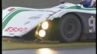 1995 - Le Mans - A Lister Storm and Williams David spins in the wet
