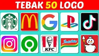 TEBAK 50 NAMA LOGO POPULER DI INDONESIA DALAM 5 DETIK | Kuis Tebak Logo 2025