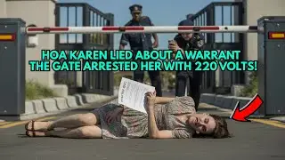 HOA Karen Lied About a Warrant &mdash; The Gate Arrested Her With 220 Volts